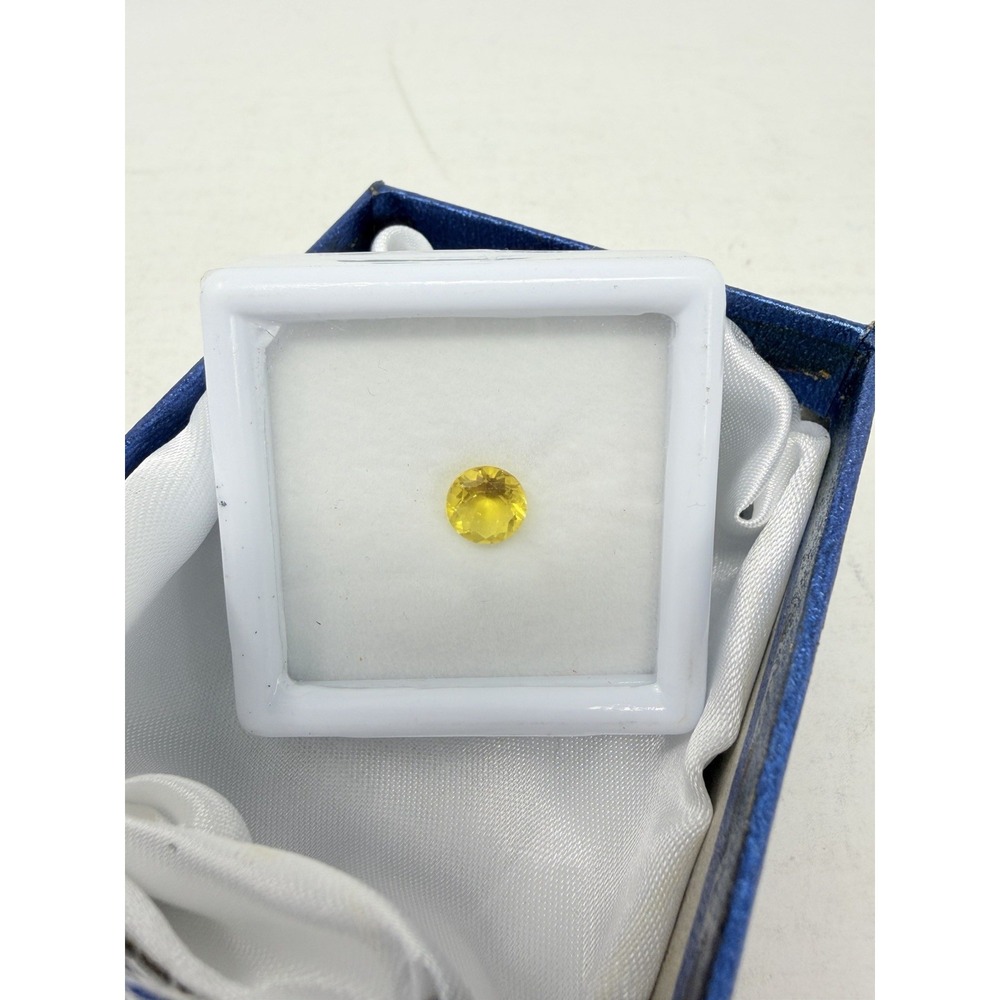 Shop LC Yellow Fluorite Round Shaped Loose Gemstone for Jewelry Making 5676